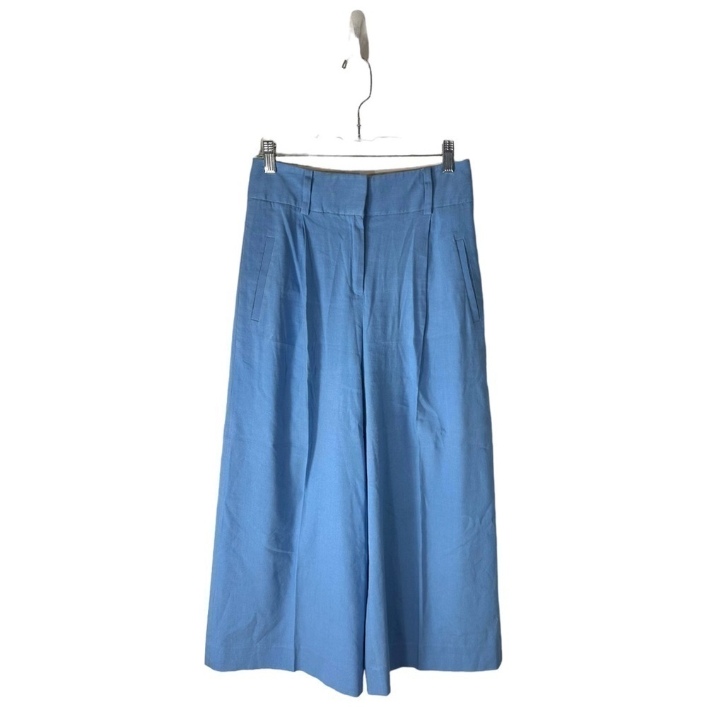 Diane Von Furstenberg Culottes High Rise Wide Leg Crop Pant SZ 4